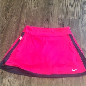 Hot pink Nike tennis skirt